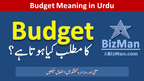 Budget Meaning in Urdu